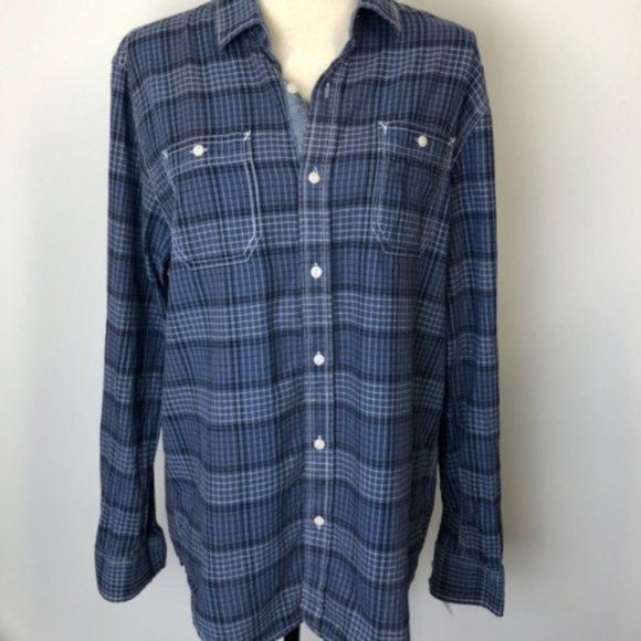 American Rag Tops - American Rag Plaid Long Sleeve Button Up Sz Med
